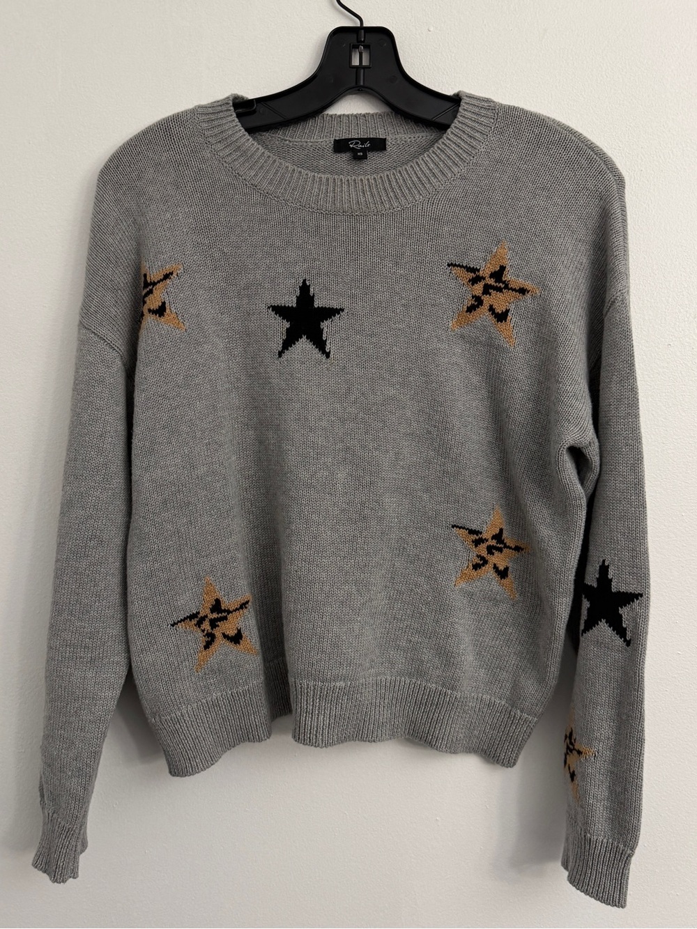Rails Perci Star Gray Sweater Size XS Cotton/cashmere Blend - Picture 1 of 9